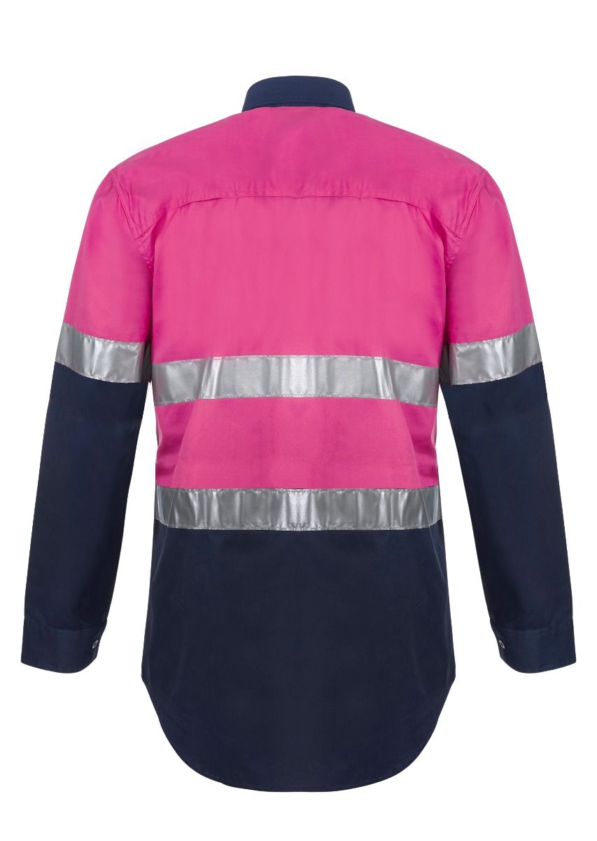 NCC APPAREL WS4132 Cotton L/S Shirt With CSR Tape - Star Uniforms Australia