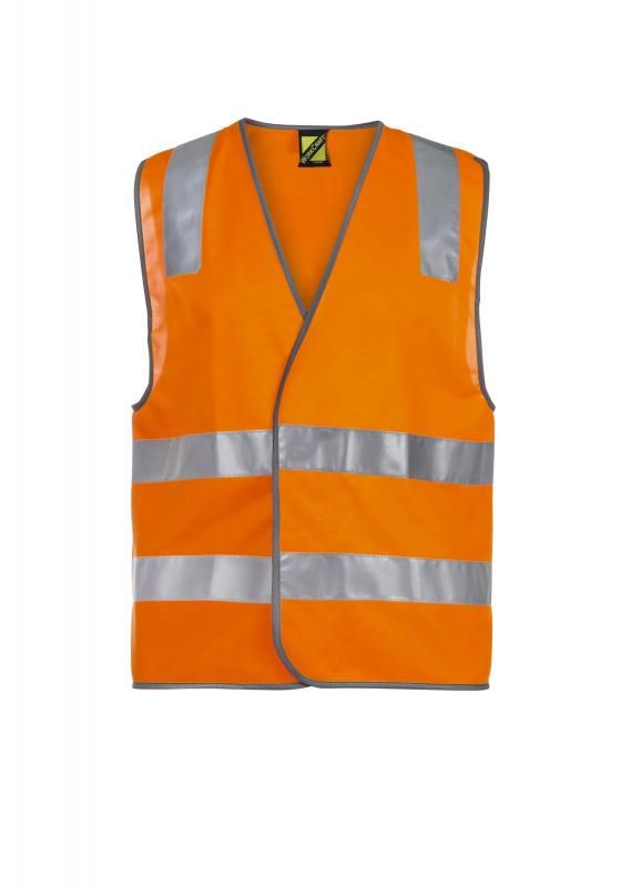 WORKCRAFT WV7001 Adult Hi Vis Vest With Tape - Star Uniforms Australia