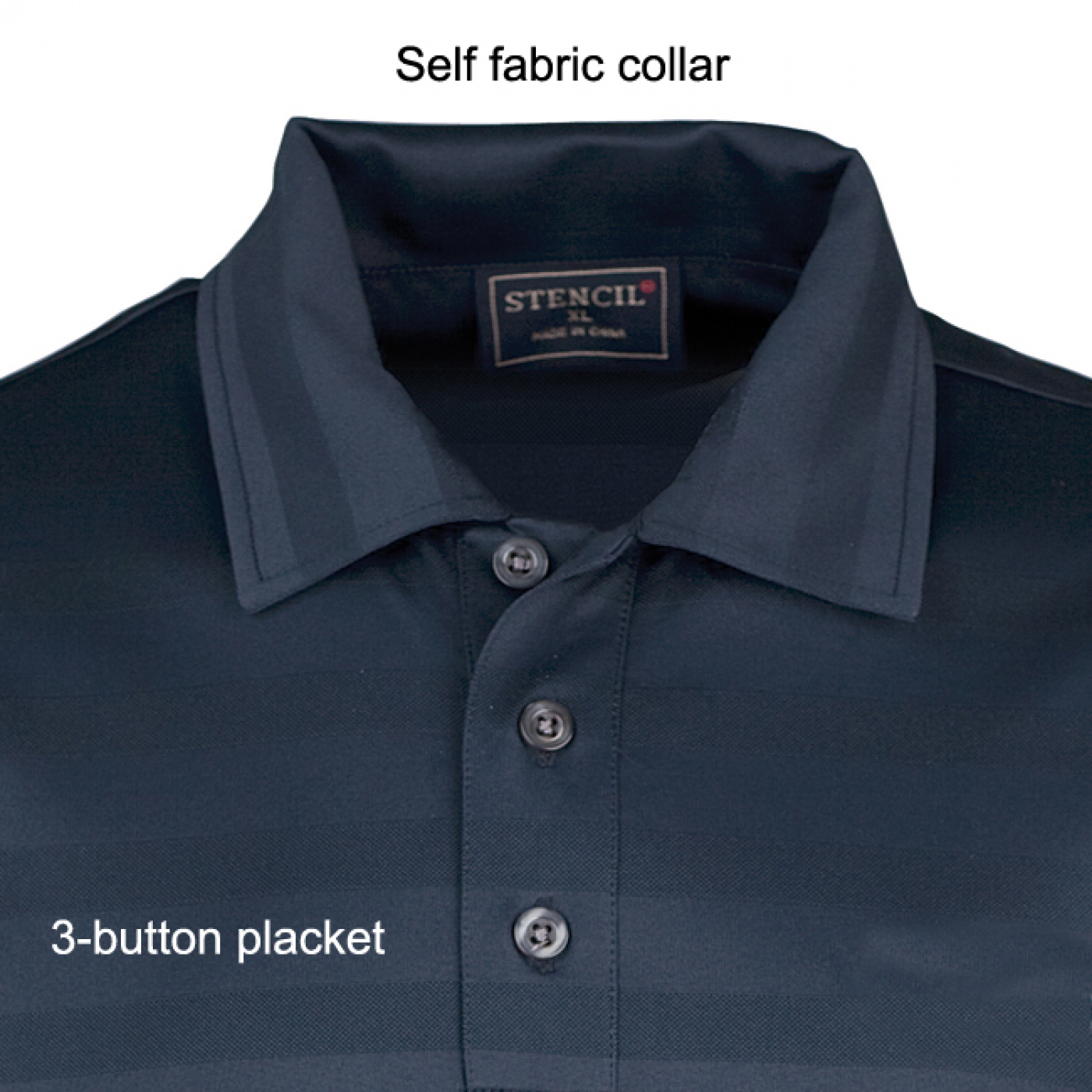 Stencil-Men's Ice Cool Polo (1053)