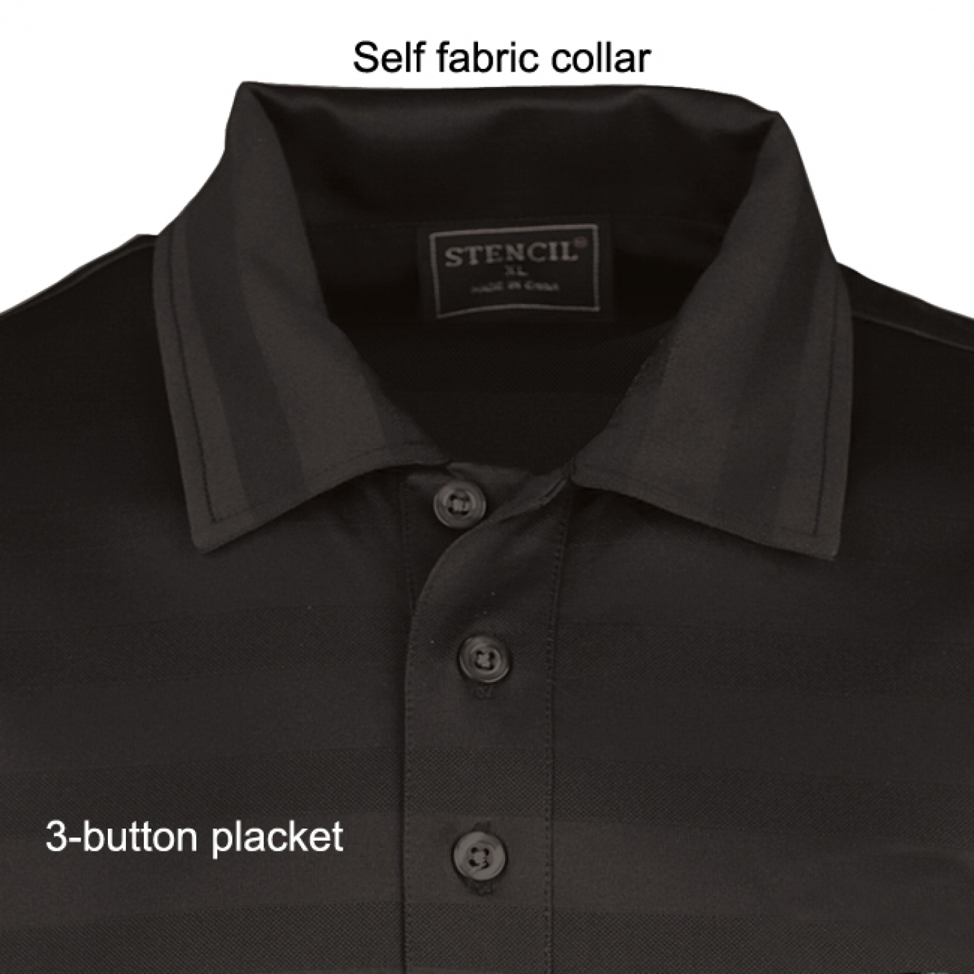 Stencil-Men's Ice Cool Polo (1053)