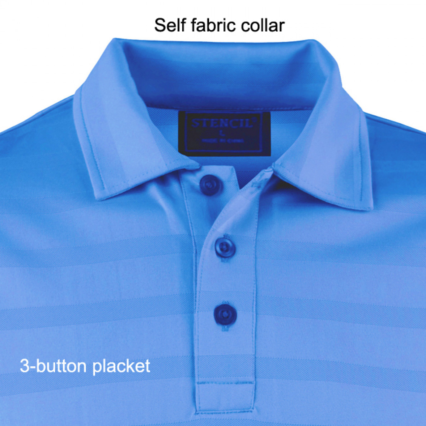 Stencil-Men's Ice Cool Polo (1053)