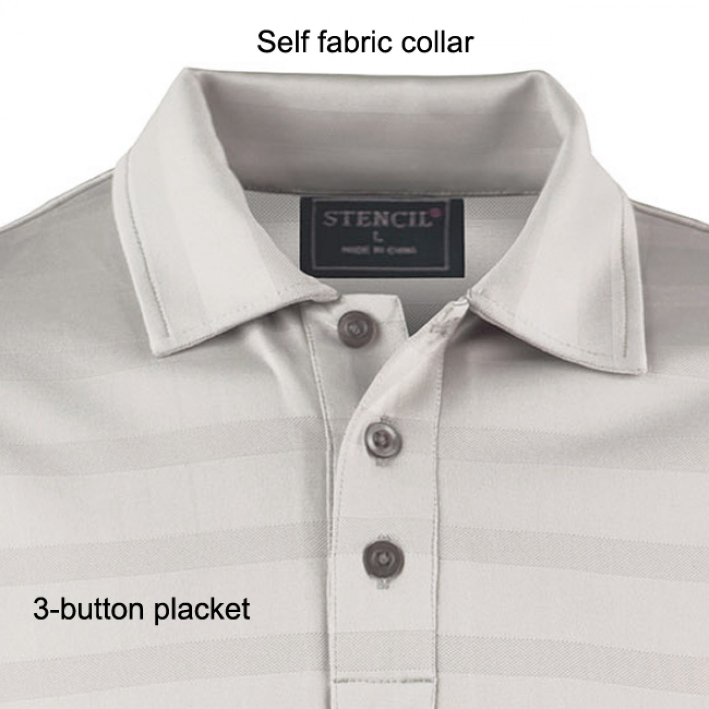 Stencil-Men's Ice Cool Polo (1053)