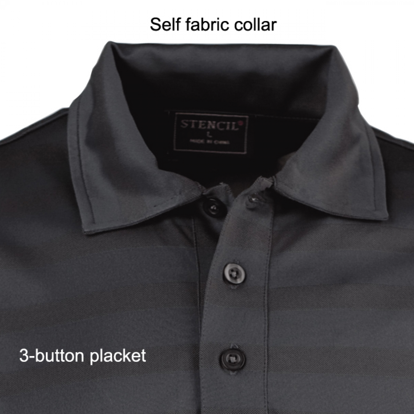 Stencil-Men's Ice Cool Polo (1053)