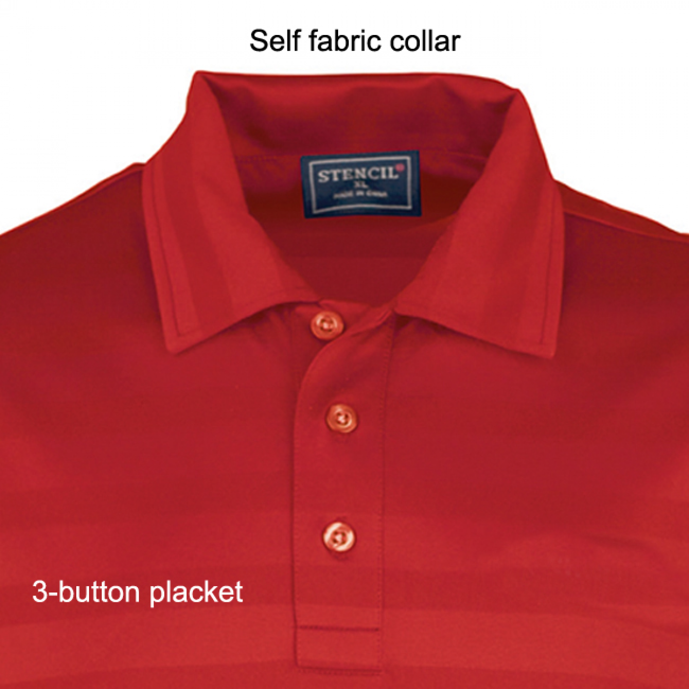 Stencil-Men's Ice Cool Polo (1053)