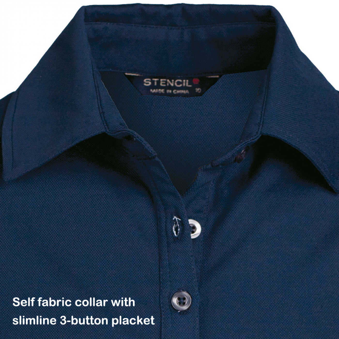 Stencil-Ladies' Glacier Polo (1154)