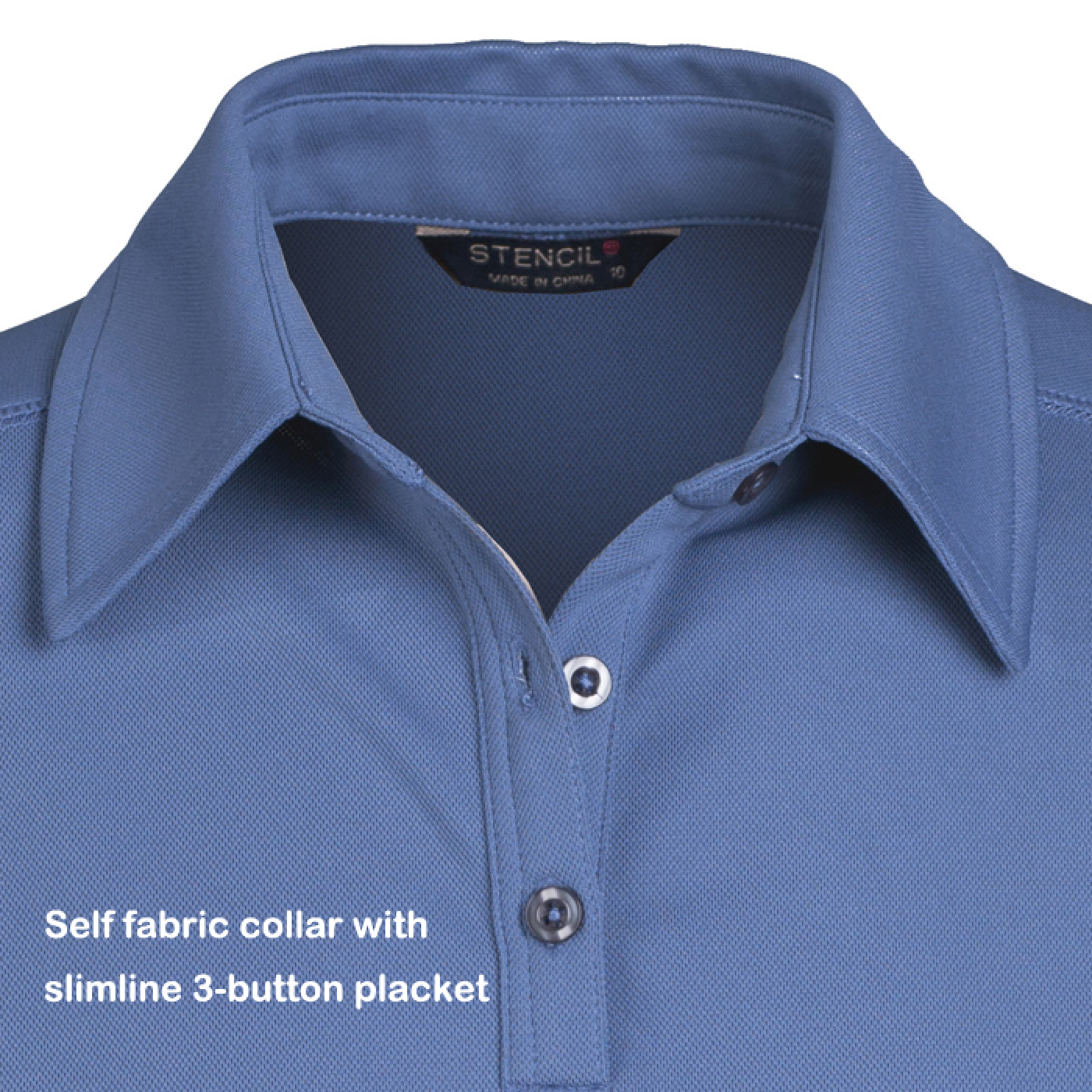 Stencil-Ladies' Glacier Polo (1154)
