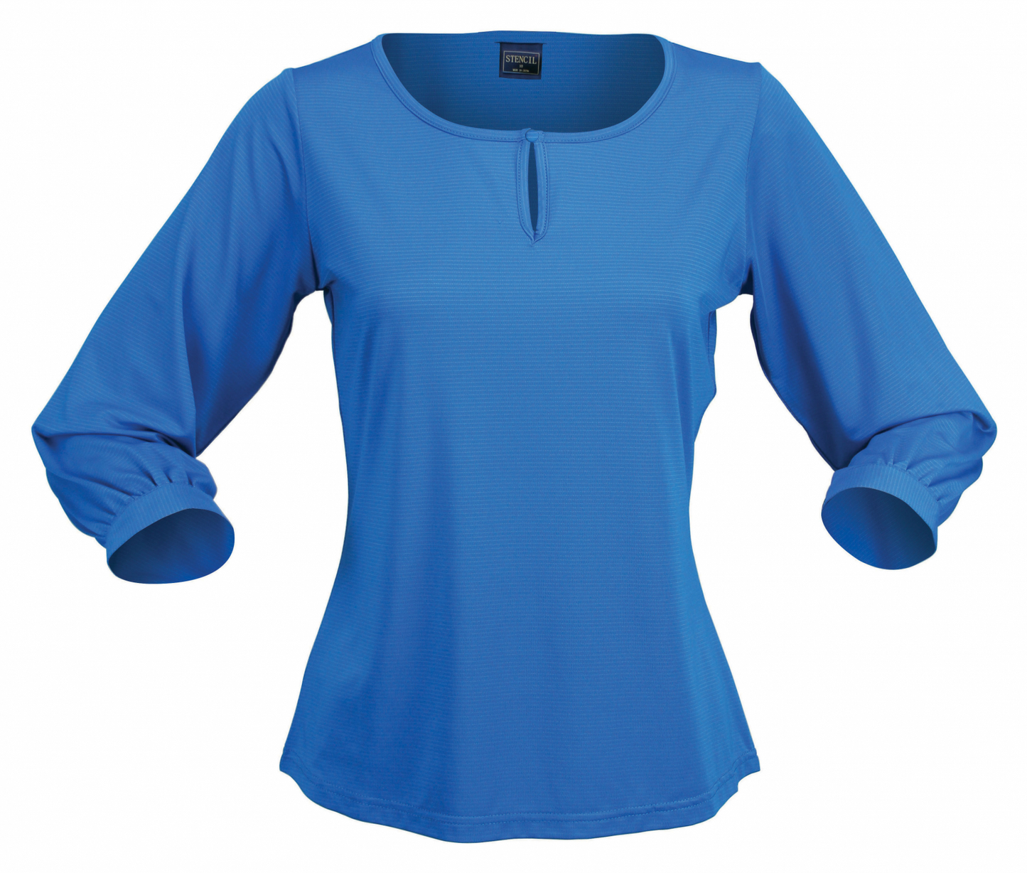 Stencil-Silvertech Ladies 3/4S Top (1258Q)