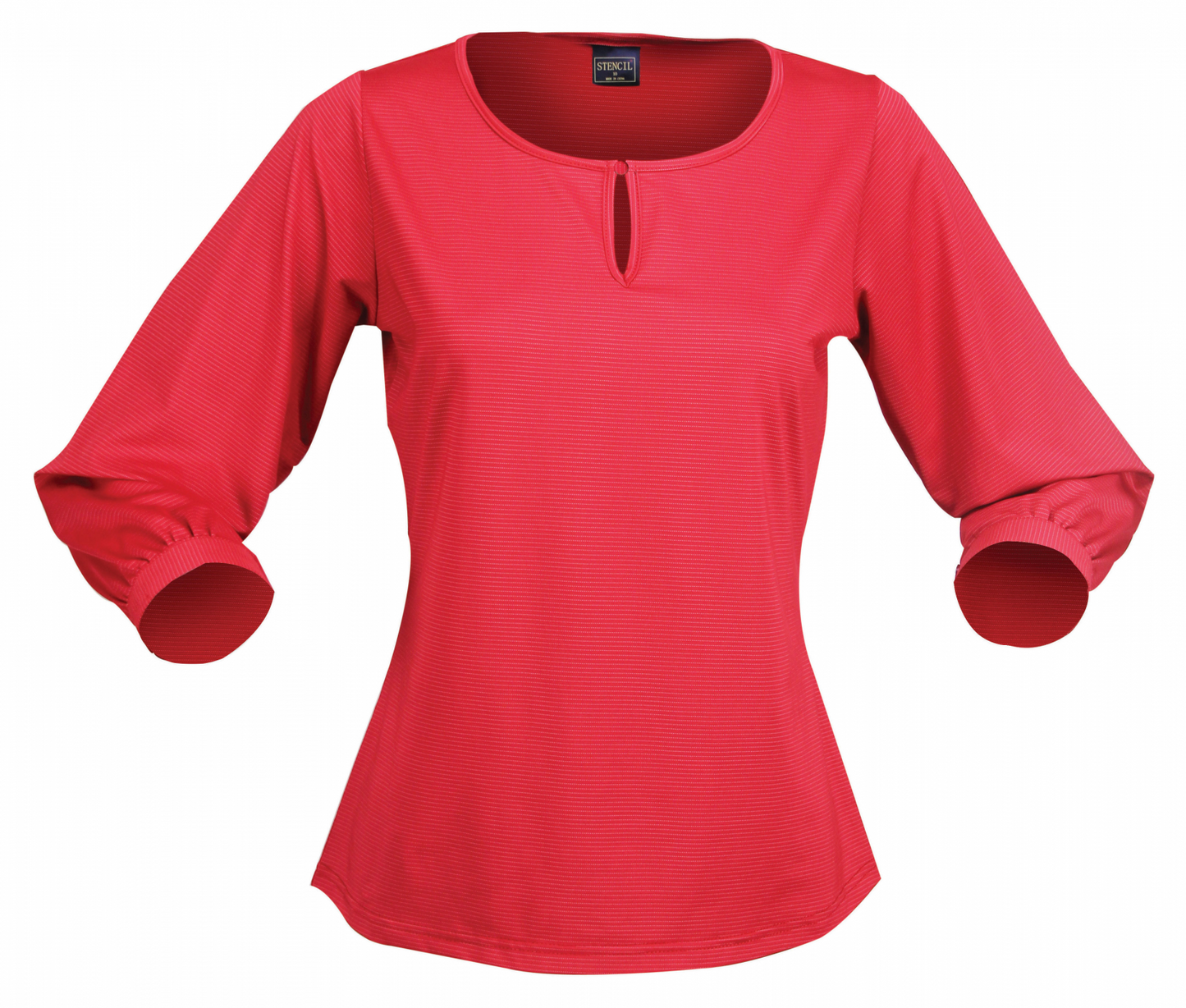 Stencil-Silvertech Ladies 3/4S Top (1258Q)