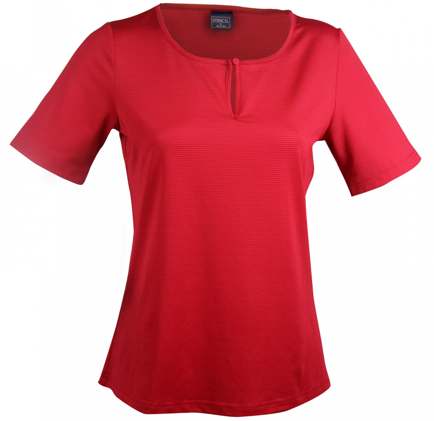 Stencil-Silvertech Ladies S/S Top (1258S)