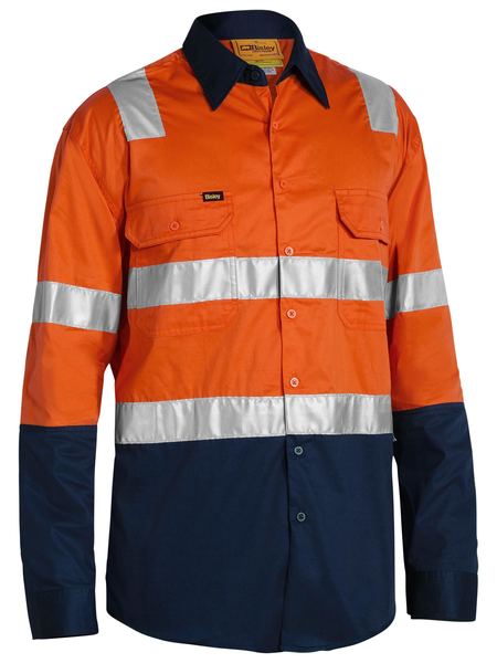 Bisley 3m Taped Cool Lightweight Shirt With Shoulder Tape-BS6432T