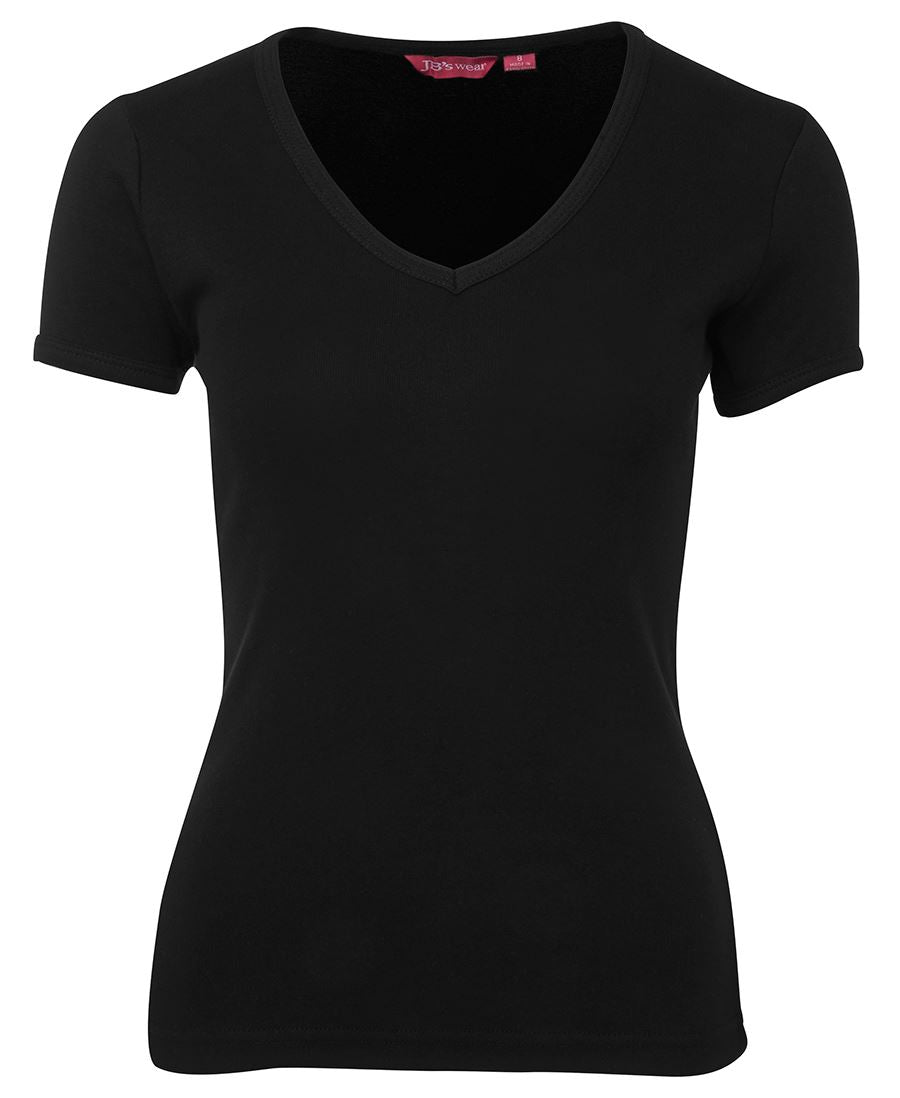 Jb'S Ladies V-Neck Tee -1Lv - Star Uniforms Australia