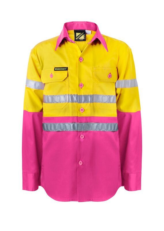 Ncc Wsk125 Kids Hi Vis Shirt Csr Ref Tape - Star Uniforms Australia
