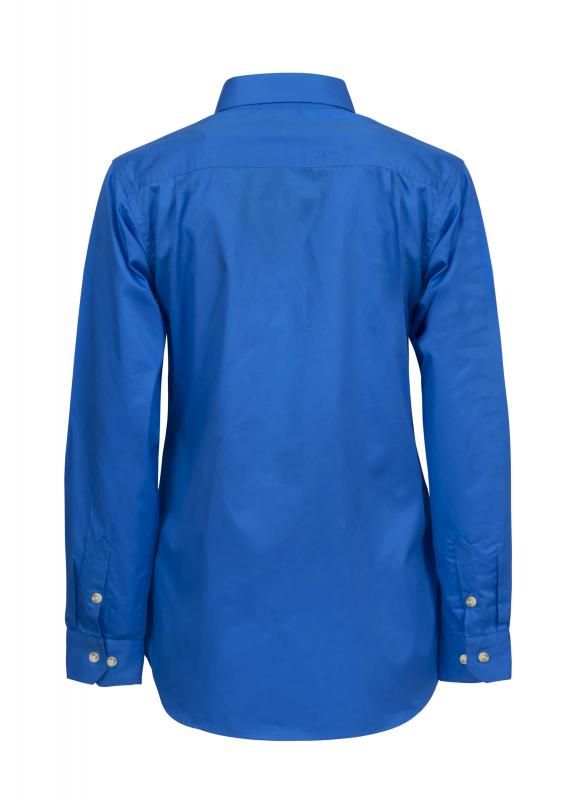 WORKCRAFT WSL505 Ladies Half Placket Shirt - Star Uniforms Australia