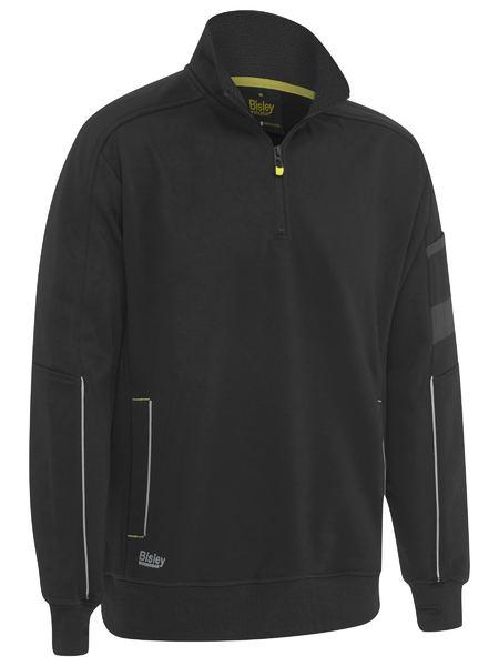 Bisley 1/4 Zip Work Fleece Pullover-BK6924