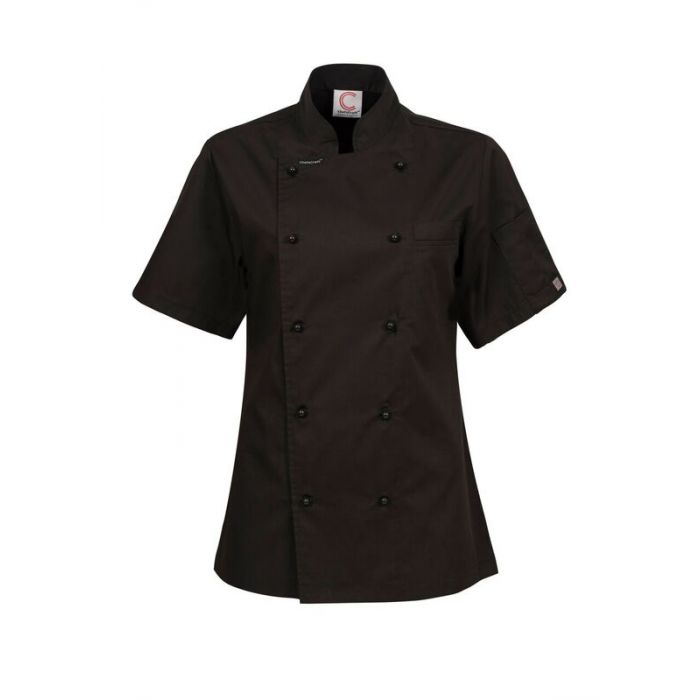 NCC-CHEFCRAFT LADIES EXECUTIVE CHEFS LW JACKET S/S-CJL22