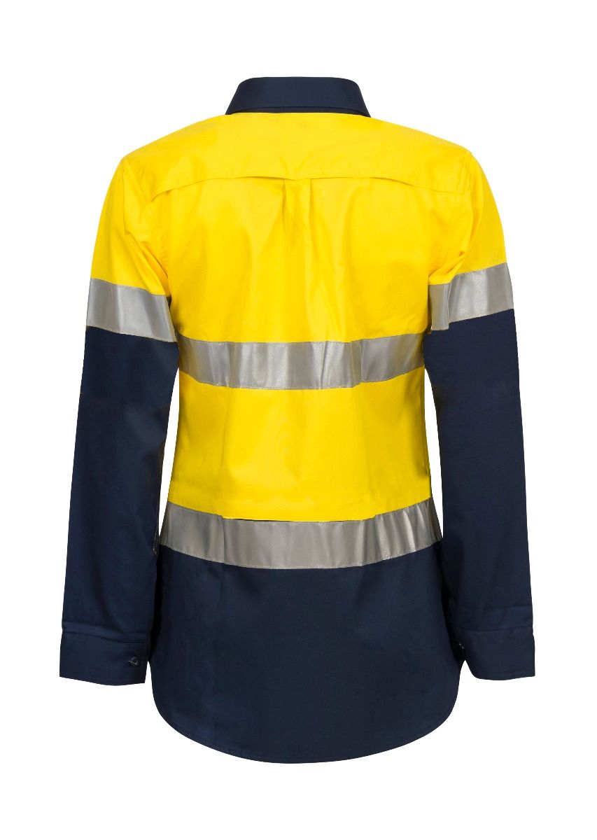WORKCRAFT WSL501 Ladies Hi Vis 2 Tone Shirt CSR - Star Uniforms Australia