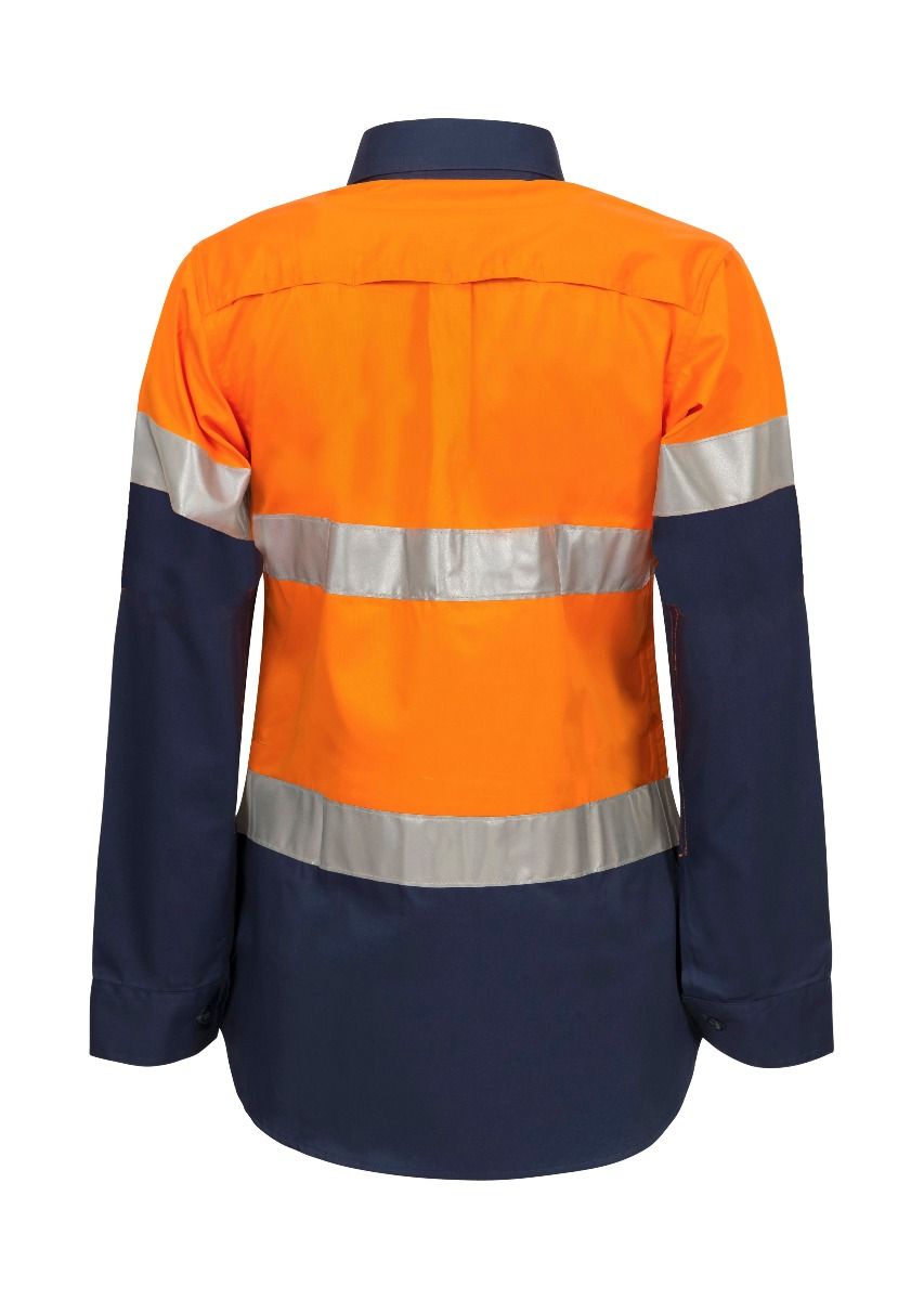 WORKCRAFT WSL501 Ladies Hi Vis 2 Tone Shirt CSR - Star Uniforms Australia