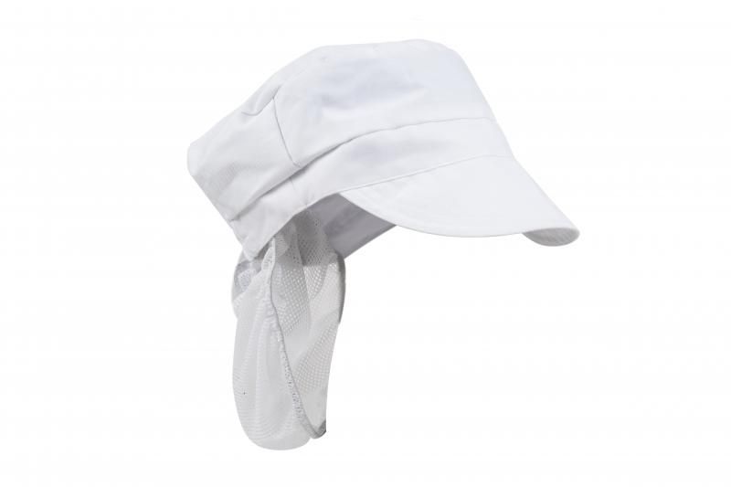 NCC APPAREL CC106 Peak Cap With Hair Net - Star Uniforms Australia