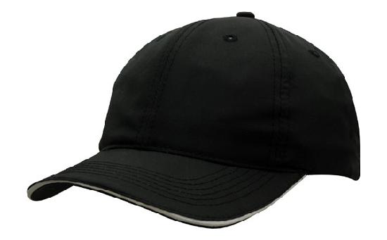 Headwear Spring Woven Fabric with Wind Strap & Clip Cap - 3817