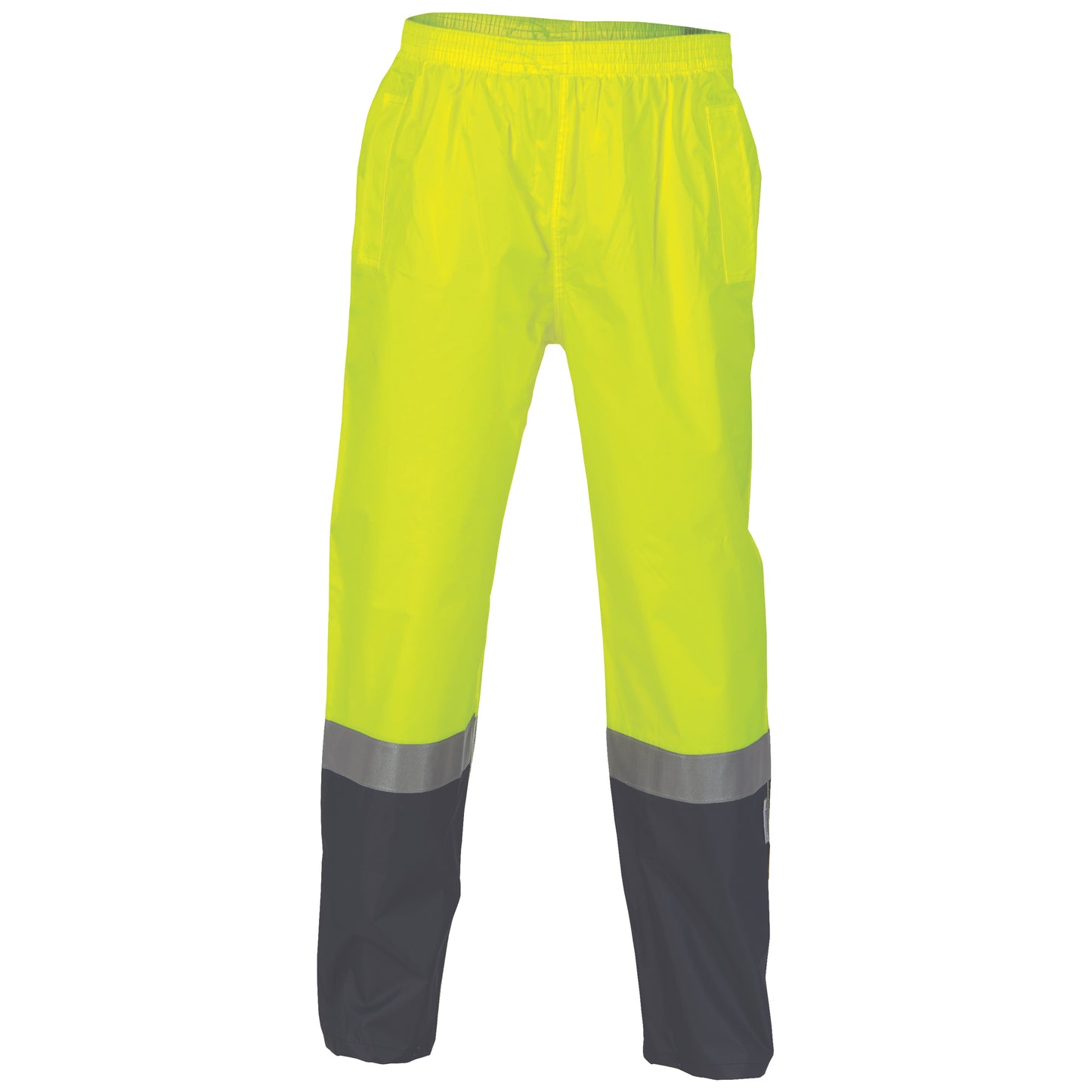 DNC HiVis Two Tone Light weight Rain pants with 3M R/Tape 3880 - Star Uniforms Australia