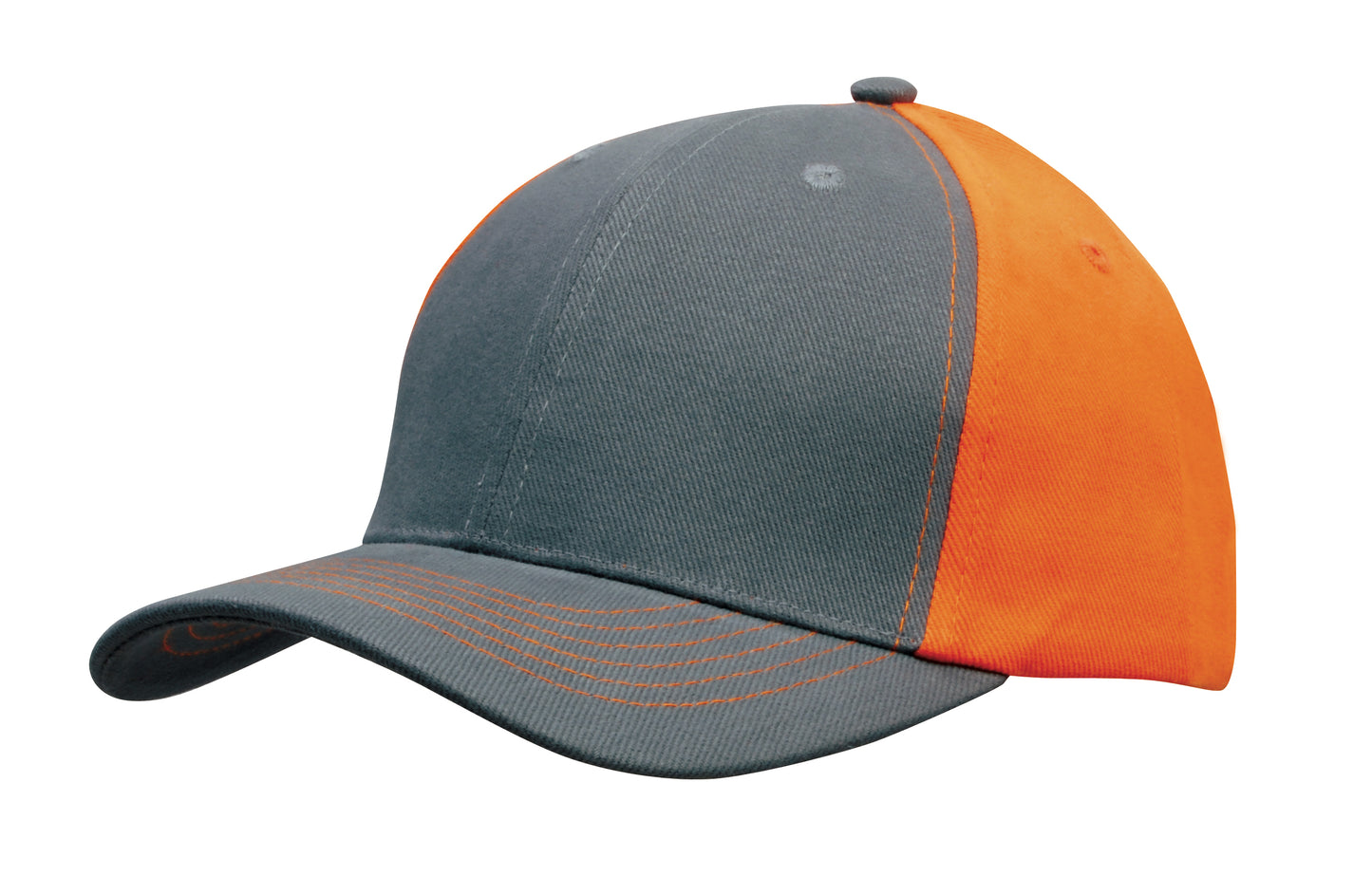 Headwear-Brushed Heavy Cotton Contrast Cap-4001