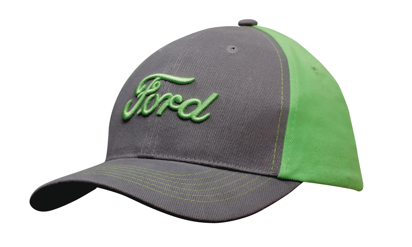Headwear-Brushed Heavy Cotton Contrast Cap-4001