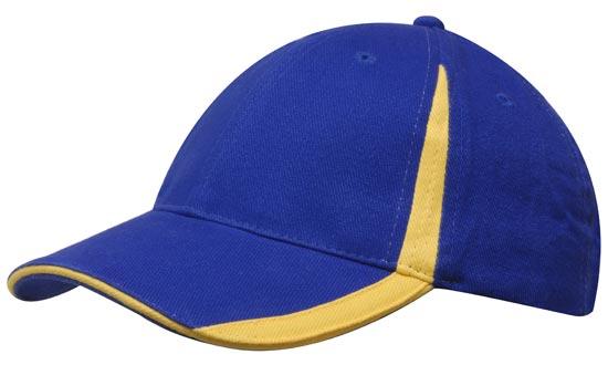 Headwear-Brushed Heavy Cotton with Inserts on the Peak & Crown-4014