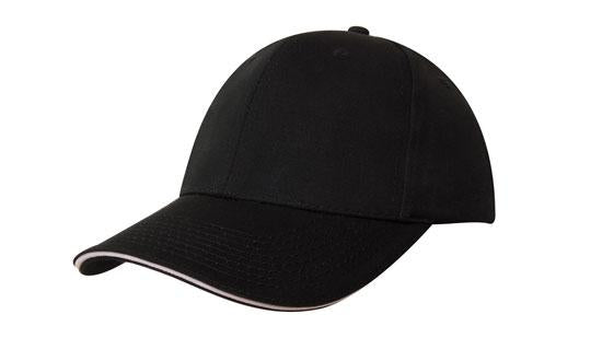 Headwear - Chino Twill with Sandwich Trim - 4080