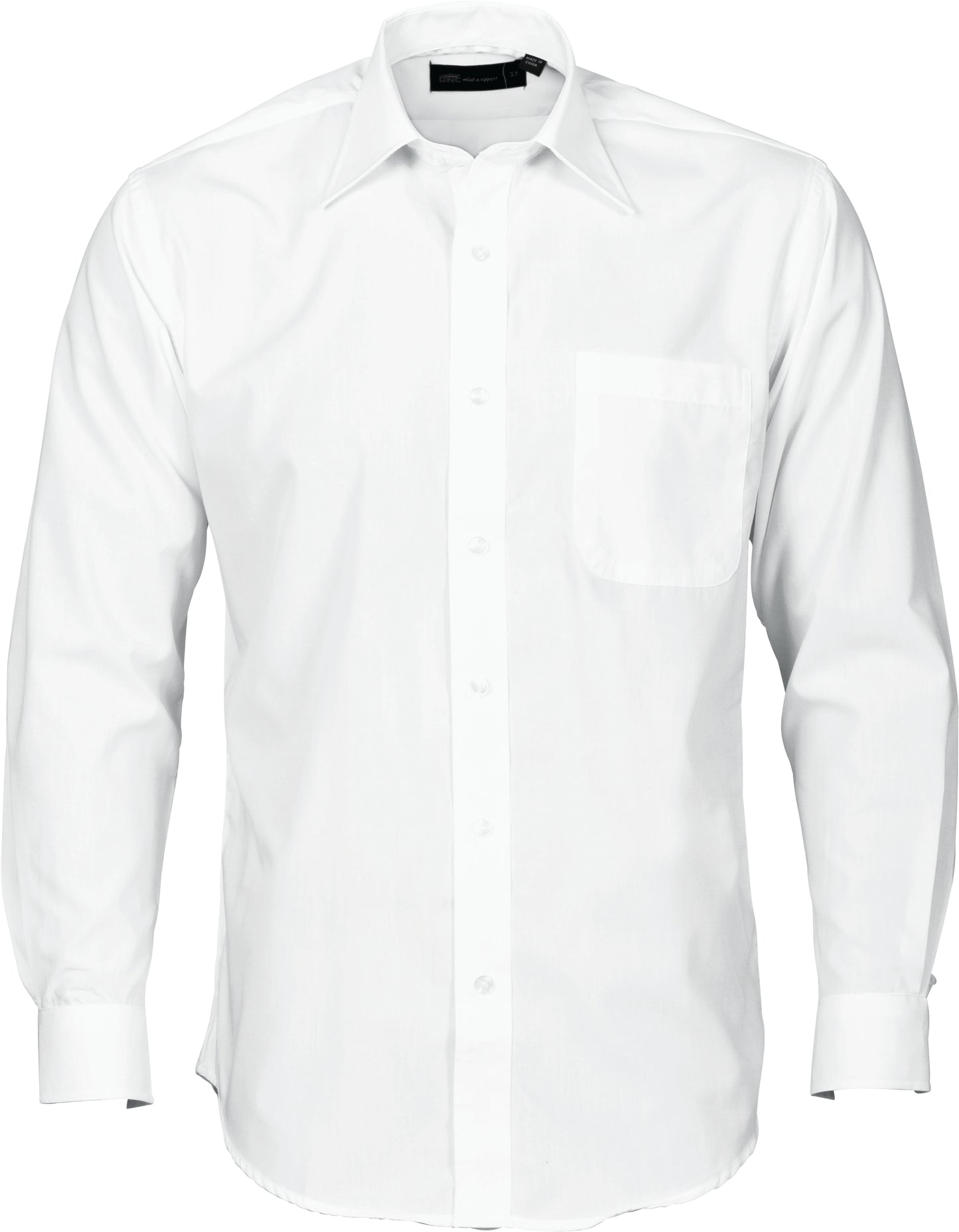 DNC Polyester Cotton Business Shirt - Long Sleeve 4132 - Star Uniforms Australia