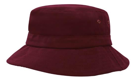 Headwear Brushed Sports Twill Youth Bucket Hat - 4133