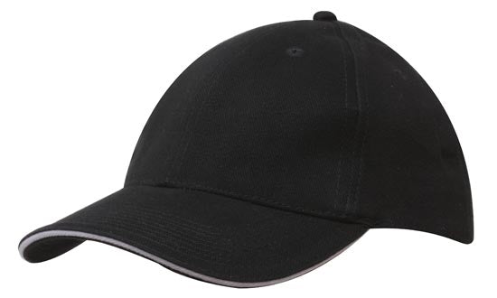 Headwear Brushed Heavy Cotton with Sandwich Trim-4210