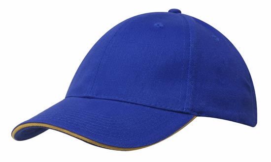 Headwear Brushed Heavy Cotton with Sandwich Trim-4210
