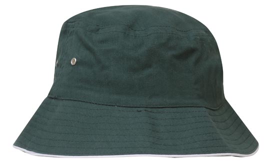 Headwear Brushed Sports Twill Bucket Hat-4223
