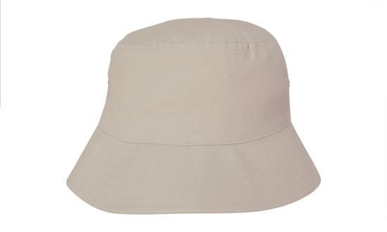 Headwear Brushed Sports Twill Bucket Hat-4223