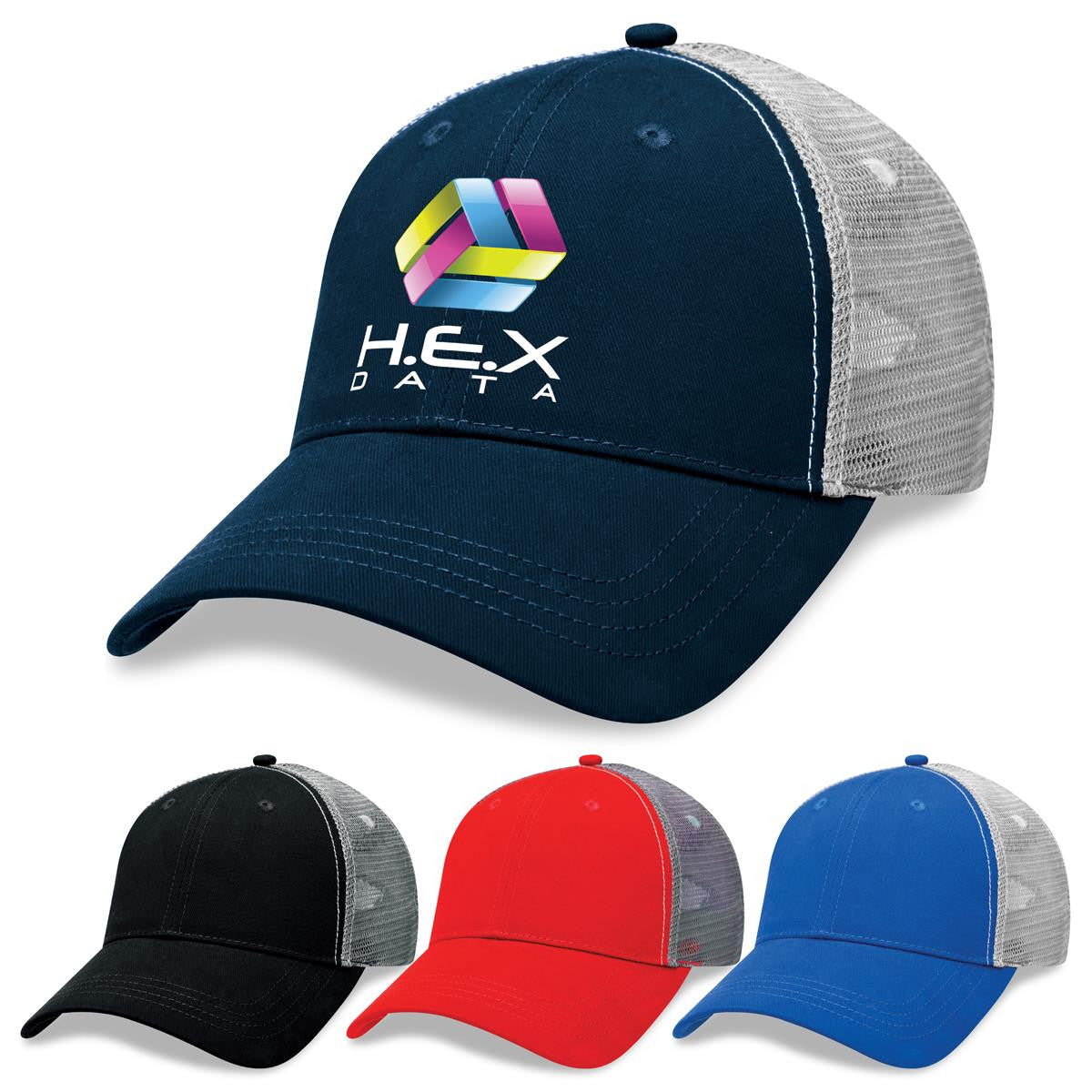 Legend Life-4362 Lo-Pro Mesh Trucker Cap (Pack of 15)