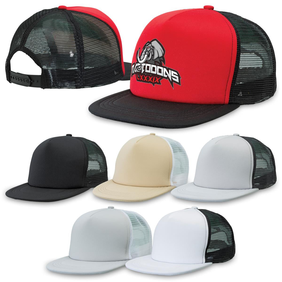 Legend Life-4384 Flat Peak Trucker
