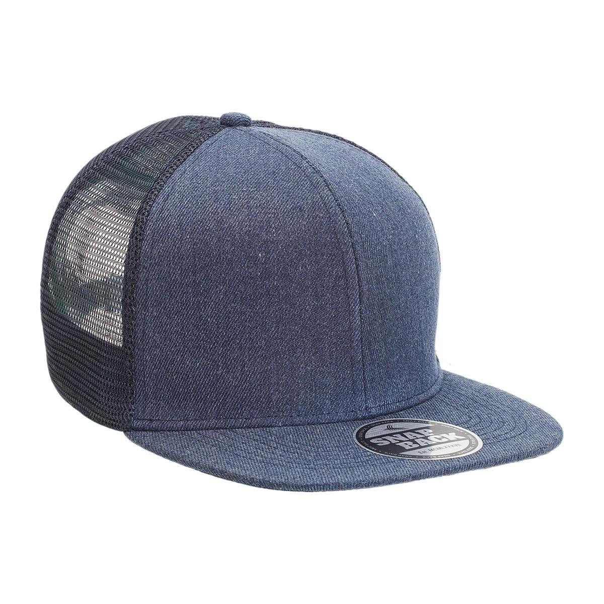 Legend Life-4396 Heathered Flat Peak Trucker (Pack of 15)
