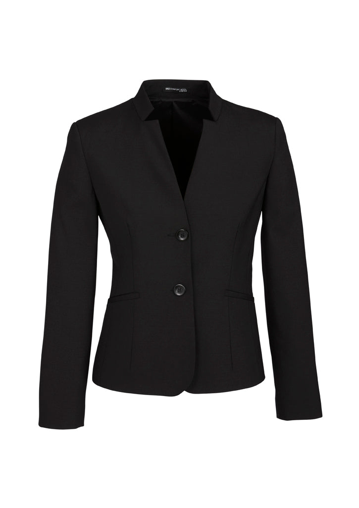 Biz Corporates Womens Short Jacket With Reverse Lapel 64013 - Star Uniforms Australia