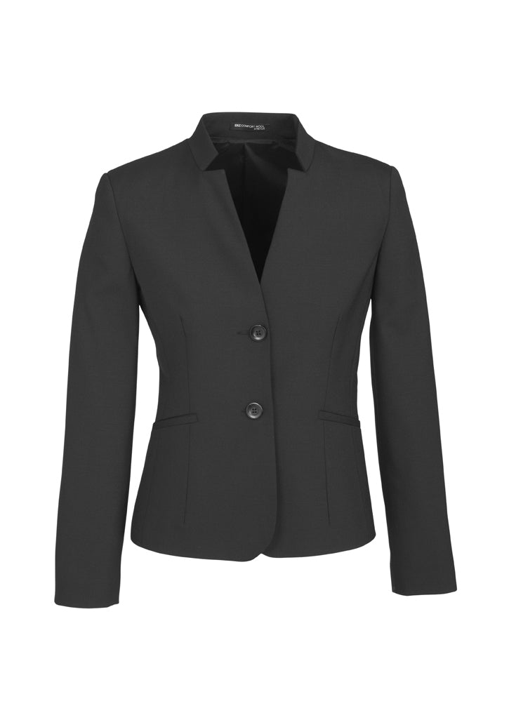 Biz Corporates Womens Short Jacket With Reverse Lapel 64013 - Star Uniforms Australia