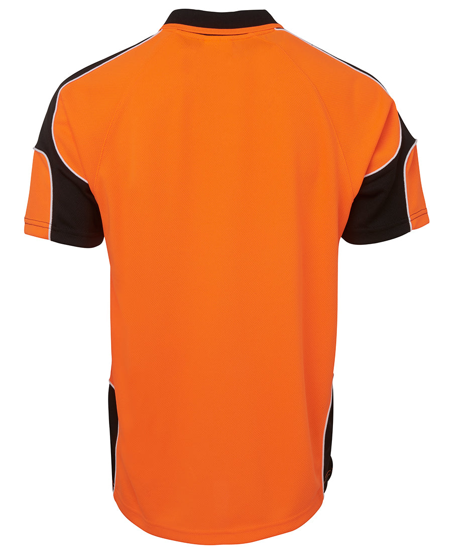 JB's Wear HI VIS S/S ARM PANEL POLO 6AP4S-A - Star Uniforms Australia