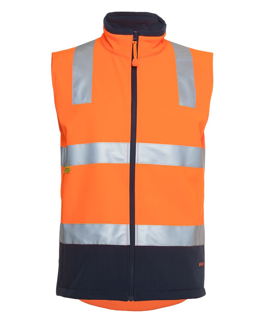 Jb'S Wear Hi Vis (D+N) Softshell Vest 6D4Lk - Star Uniforms Australia