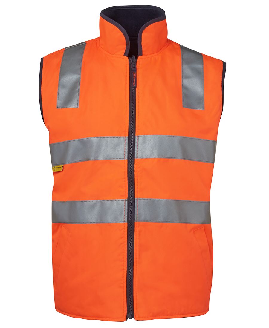 Jb'S Wear Hi Vis (D+N) Reversible Vest 6D4Rv - Star Uniforms Australia