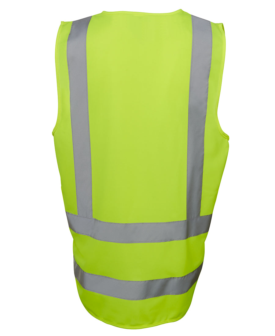 Jb'S Wear Hi Vis Zip Drop Tail H Pattern (D+N) Vest 6Dndv - Star Uniforms Australia