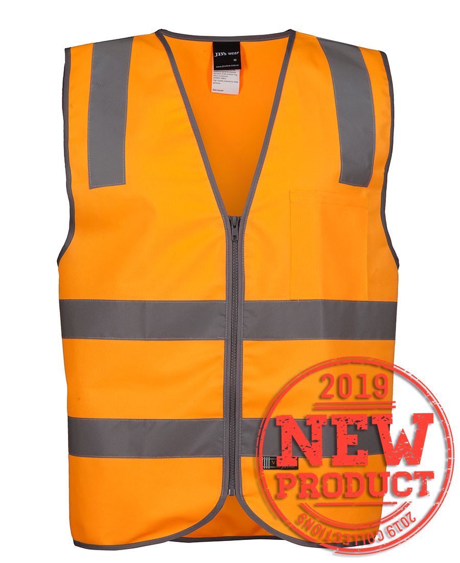 Jb'S Wear Vic Rail (D+N) Safety Vest 6Dvsv - Star Uniforms Australia