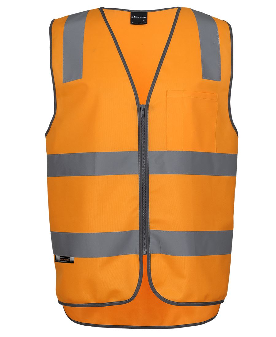 JB'S Wear Aust. Rail (D+N) Safety Vest 6DVTV - Star Uniforms Australia