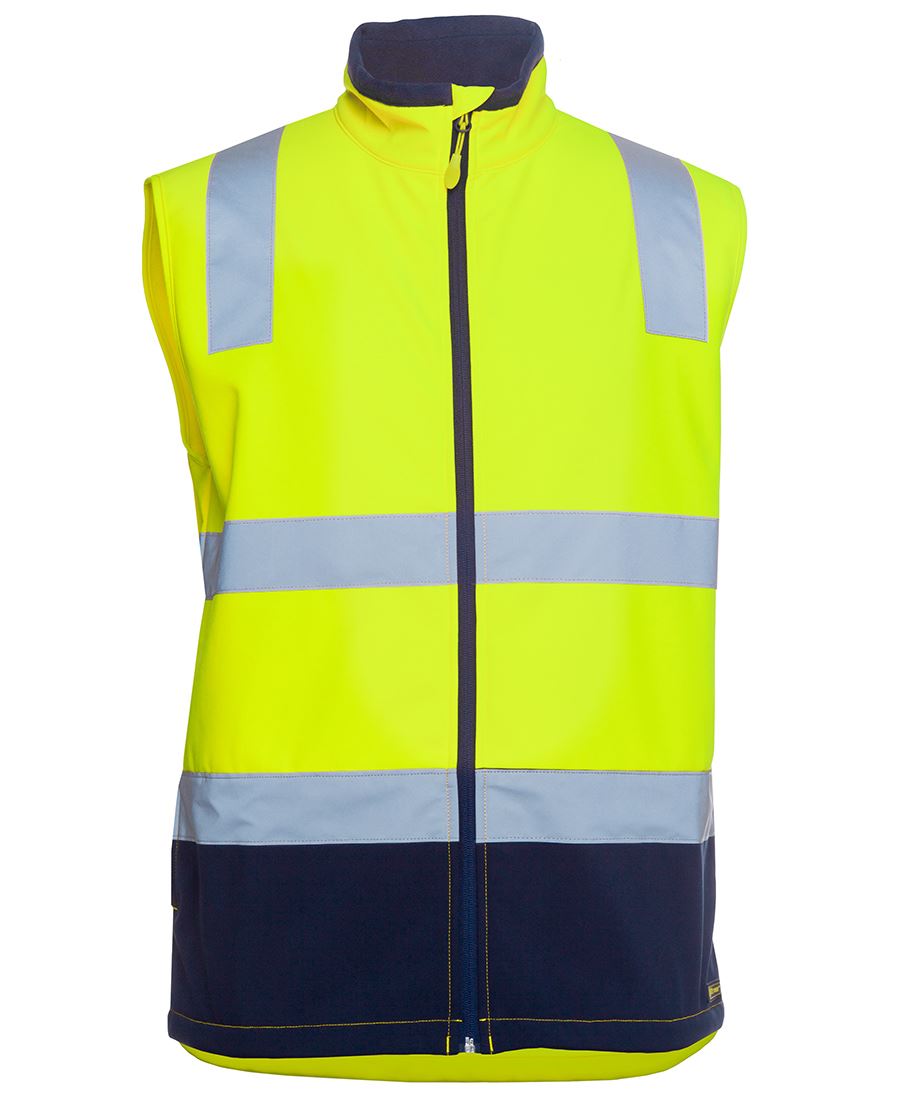 Jb'S Wear Hi Vis D+N Water Resistant Softshell Vest 6Dwv - Star Uniforms Australia