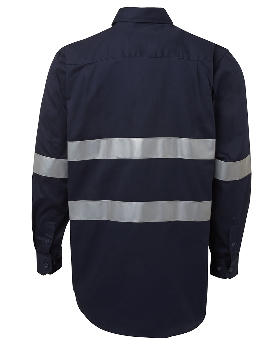 Jb'S Wear L/S 190G Shirt With Reflective Tape 6Hdnl - Star Uniforms Australia