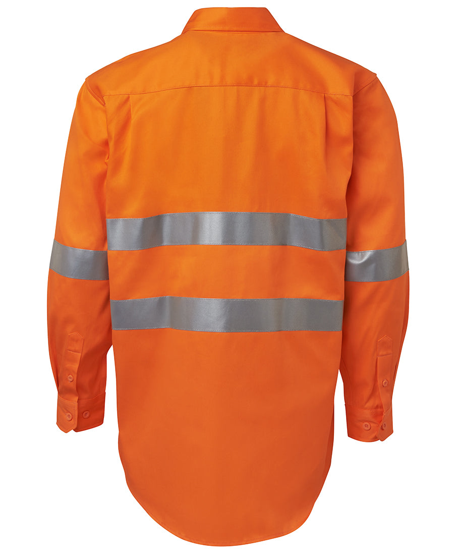 Jb'S Wear L/S 190G Shirt With Reflective Tape 6Hdnl - Star Uniforms Australia