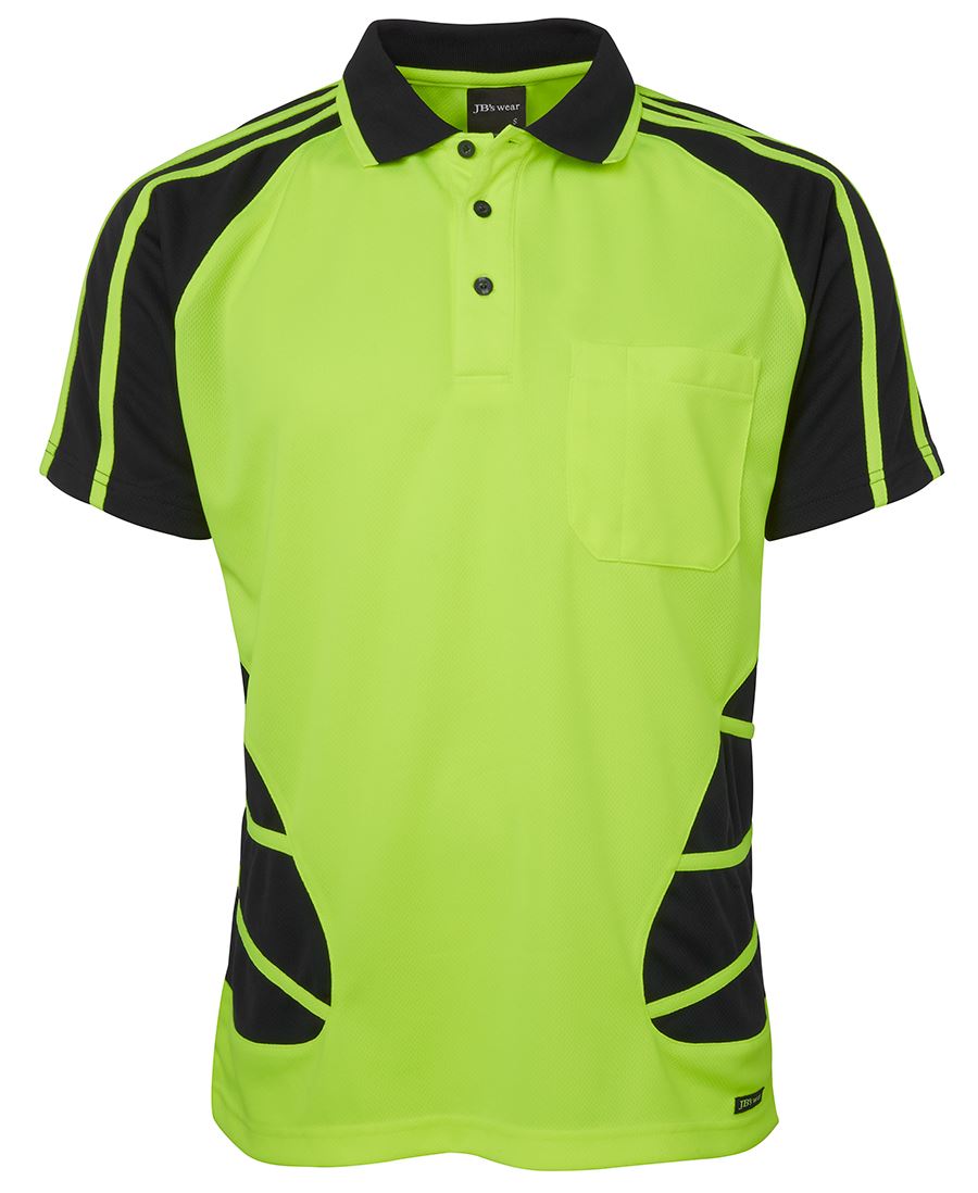 Jb'S Wear Hi Vis S/S Spider Polo 6Hsp - Star Uniforms Australia