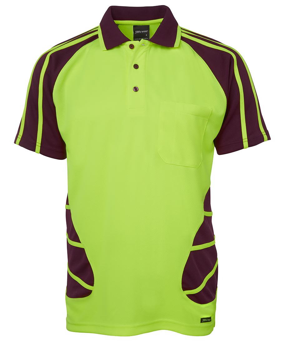 Jb'S Wear Hi Vis S/S Spider Polo 6Hsp - Star Uniforms Australia